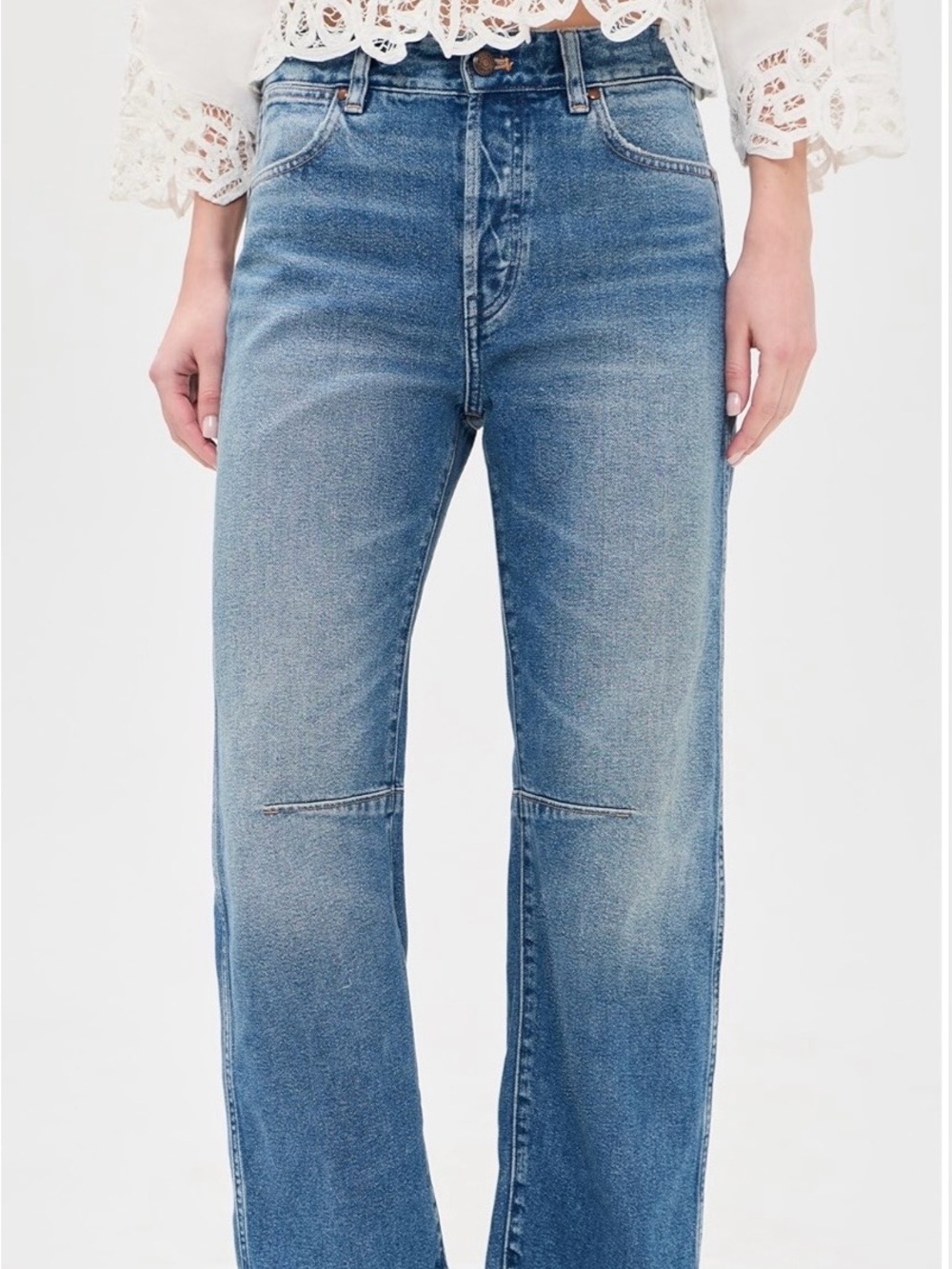Madewell Darted Barrel Jeans